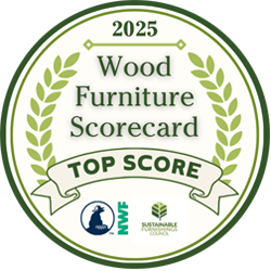 2025 Wood Furniture Scorecard Top Score Badge